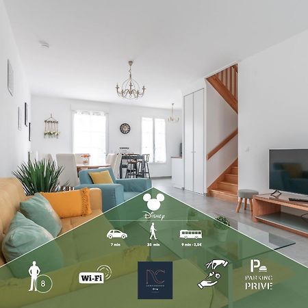 *Disneyland-Paris* 8 Pers, Wifi, Netflix, Parking Serris Eksteriør bilde